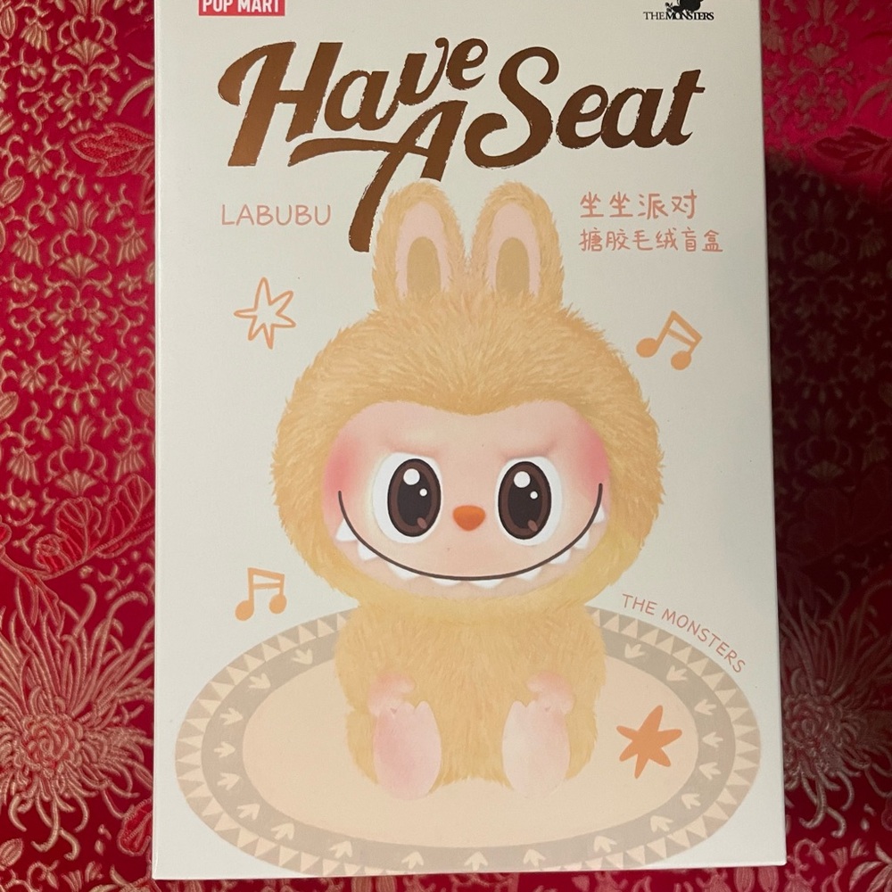 AUTHENTIC POPMART The Monster Have a Seat Labubu (NEW UNOPENED)